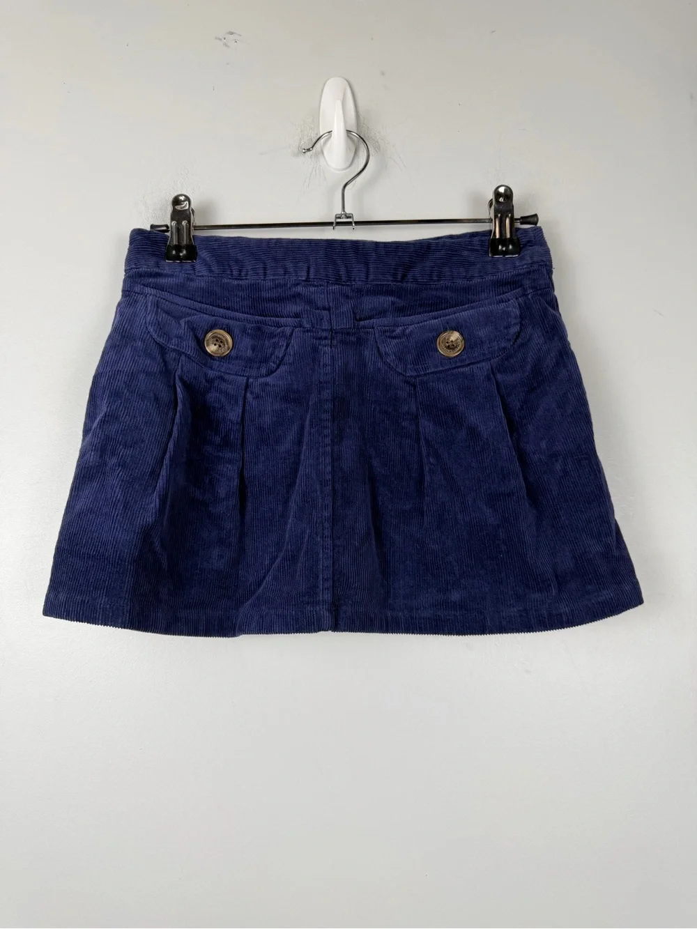 Girls Ralph Lauren Navy Blue Corduroy Mini Skirt size 8